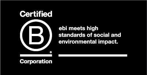 ebi's B corp certification