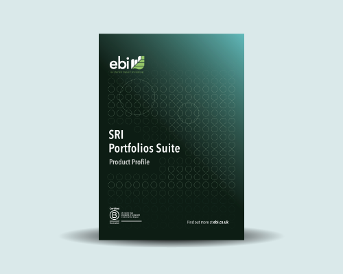 ebi's SRI Portfolios suite brochure