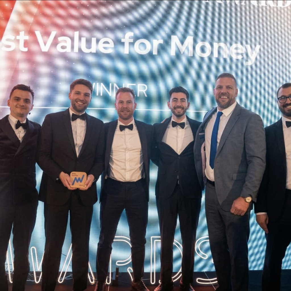 ebi team receiving two awards at at Citywire Adviser Choice Awards 2026